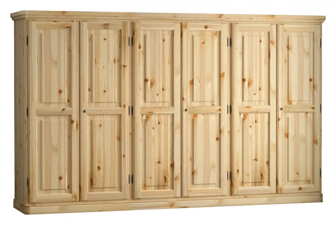 Armadio 6 Ante H 188 cornice dritta 
